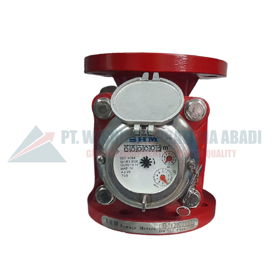 SEWAGE FLOWMETER SHM 3 INCH HOT 90°C - SEWAGE METER SHM 90°C 80MM shm-dn80-hot-90c