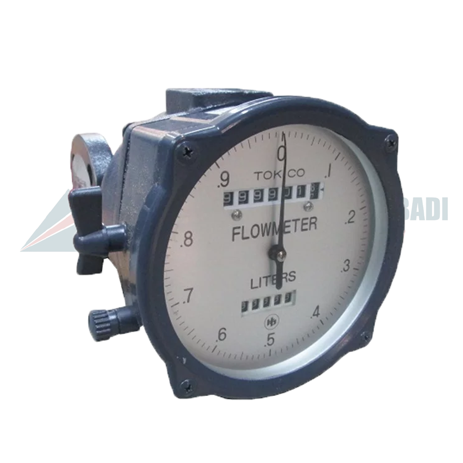FLOW METER TOKICO 1 INCH RESET Flow Meter tokico reset ini adalah flow meter positive displacement yang banyak digunakan dalam berbagai macam pengujian, pengukuran bahan bakar boiler dan solar, serta untuk minyak tanah dan minayak ringan dan binyak berat.