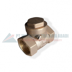 Brass check valve size 3/4 inch (DN20)  banyak digunakan  di industri terutama yang bergerak dalam pengelolaan liquid yang berfungsi sebagai katup aliran